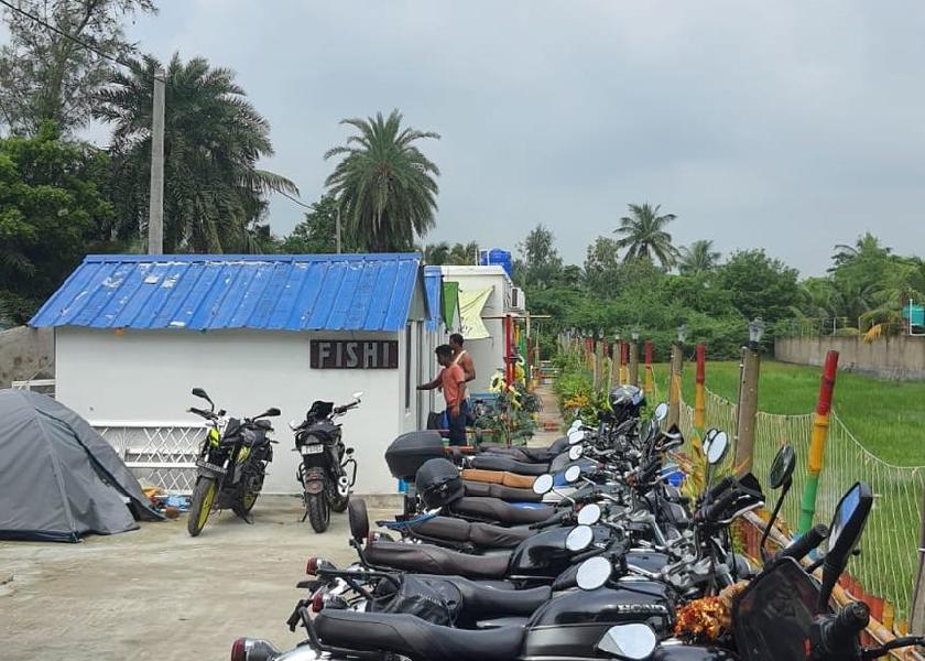 West Bengal Bakkhali parking lot
