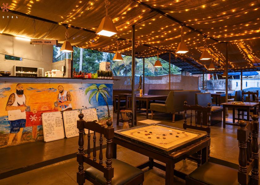 Kerala Varkala shared lounge/tv area
