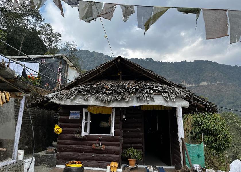 Sikkim Ravangla fireplace