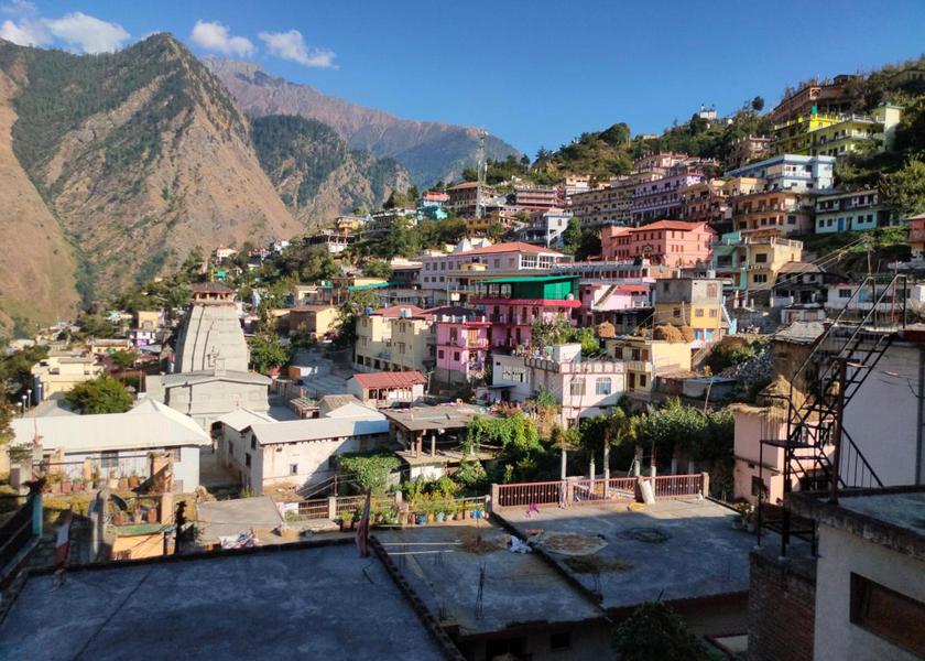 Uttarakhand Joshimath Hotel View