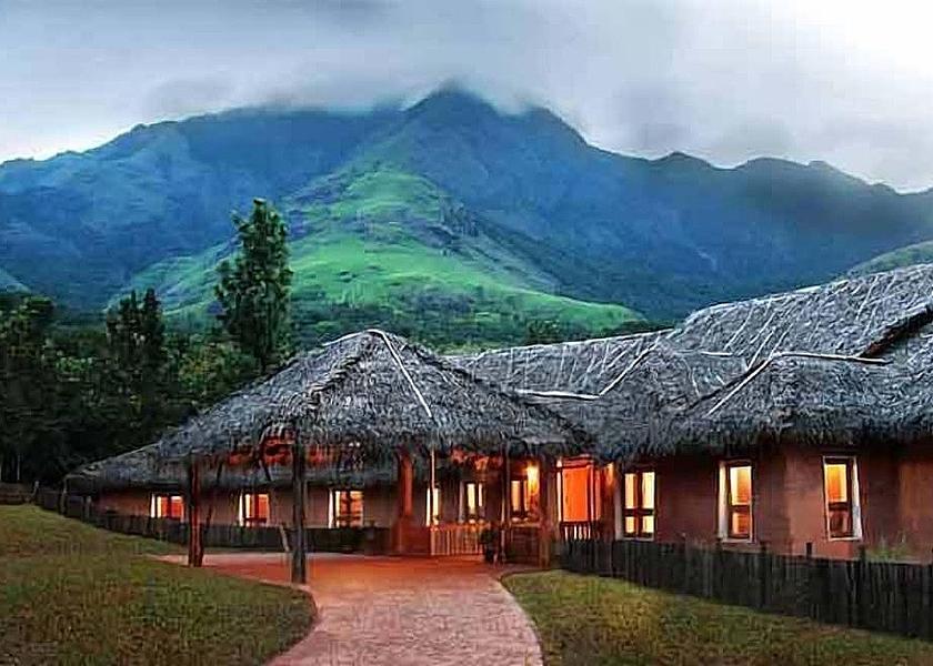 Kerala Wayanad Front of property - evening/night