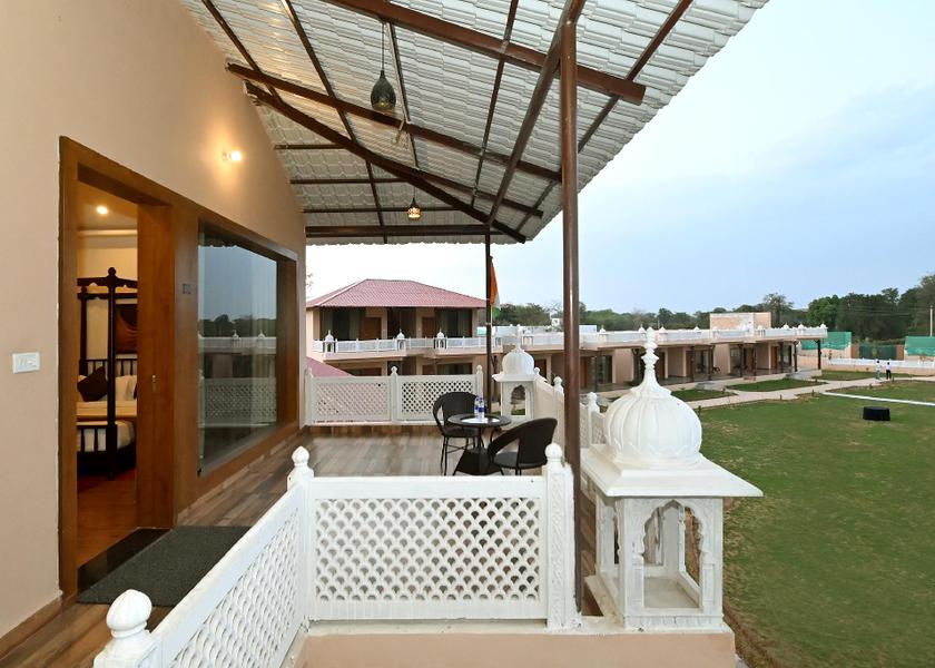 Rajasthan Sawai Madhopur balcony/terrace