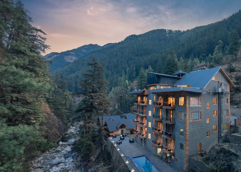 Himachal Pradesh Jibhi Hotel View
