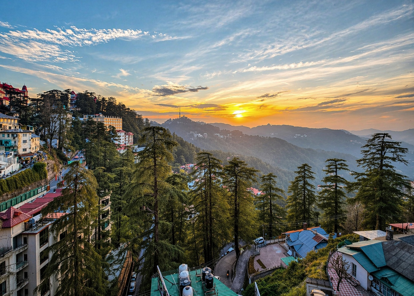 Himachal Pradesh Shimla Hotel View