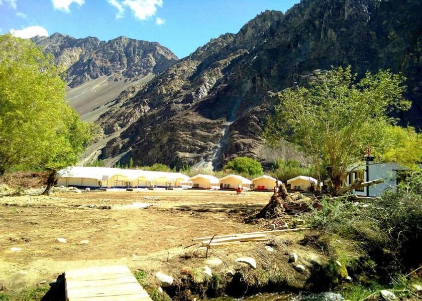 Ladakh Nubra valley Hotel View