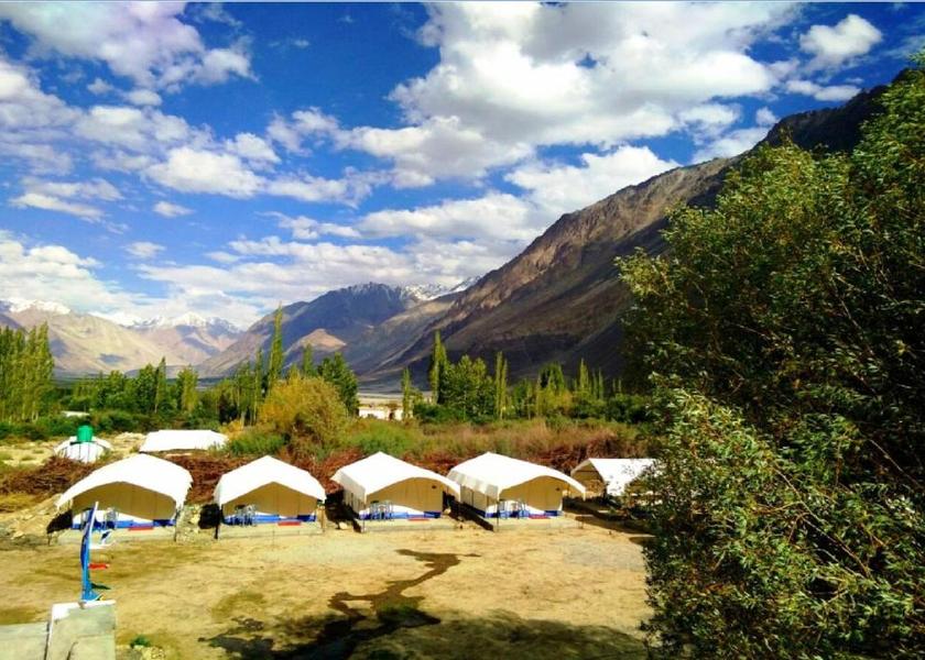 Ladakh Nubra valley Hotel View