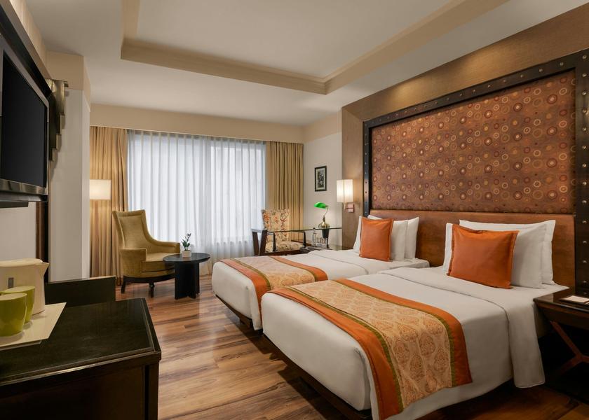 Rajasthan Jaipur Winter Green Twin Bedroom - TV