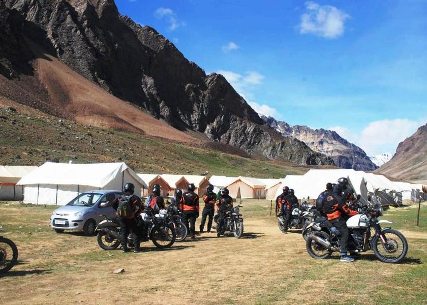 Himachal Pradesh Sarchu Hotel View