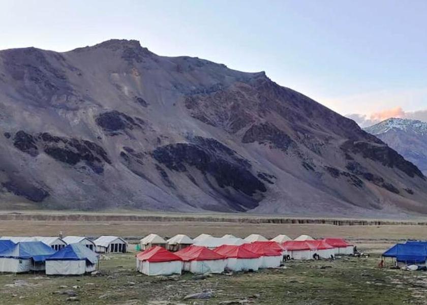 Himachal Pradesh Sarchu Hotel View