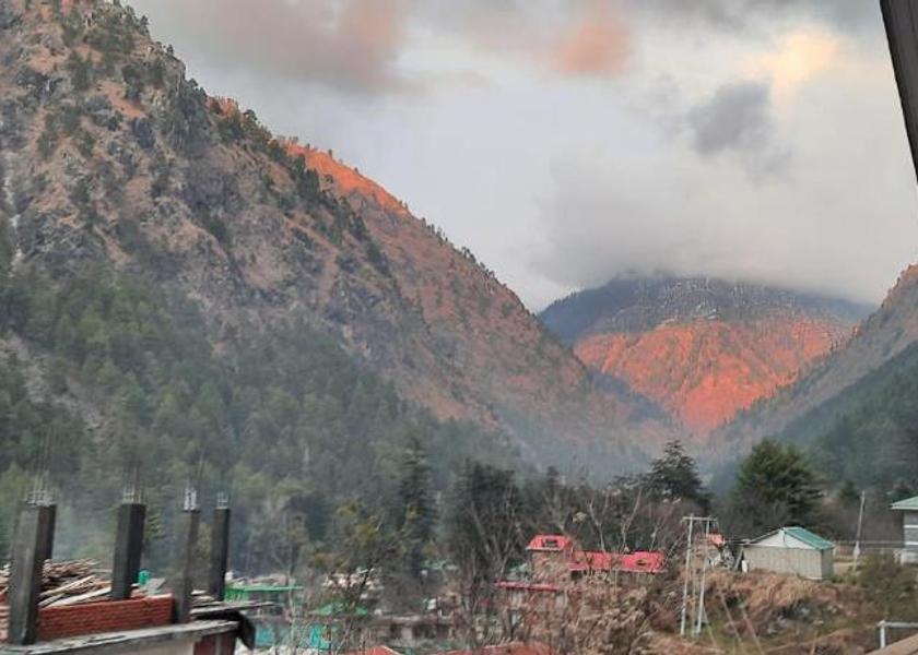 Himachal Pradesh Kasol Hotel View