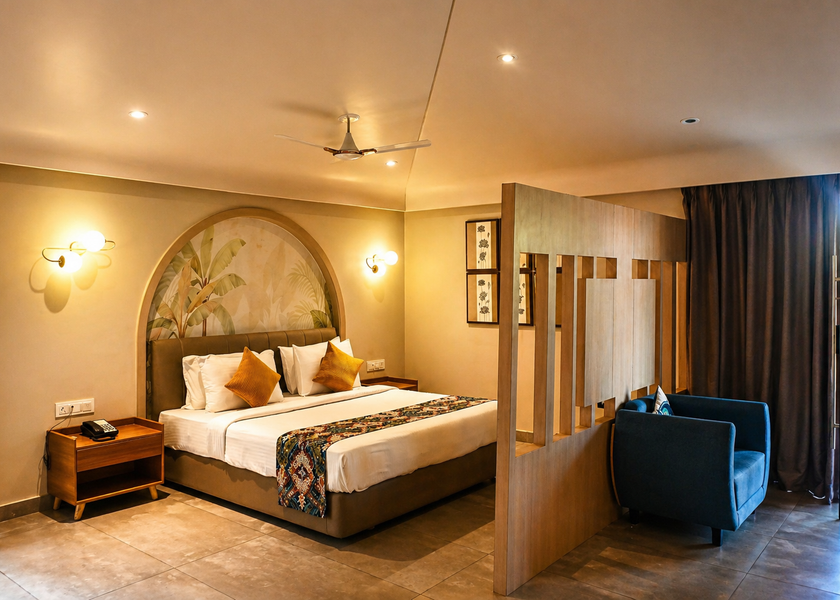 Gujarat Sasan Gir The Crown Pavilion (Private Pool Room)