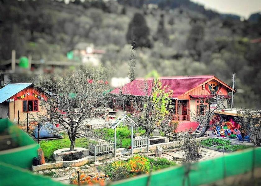 Himachal Pradesh Kasol Hotel View