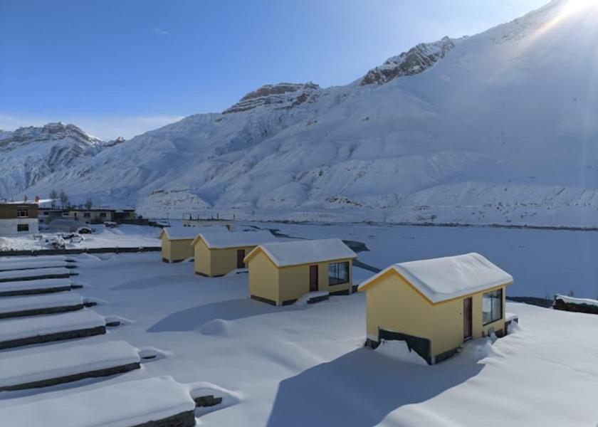 Himachal Pradesh Kaza Hotel View