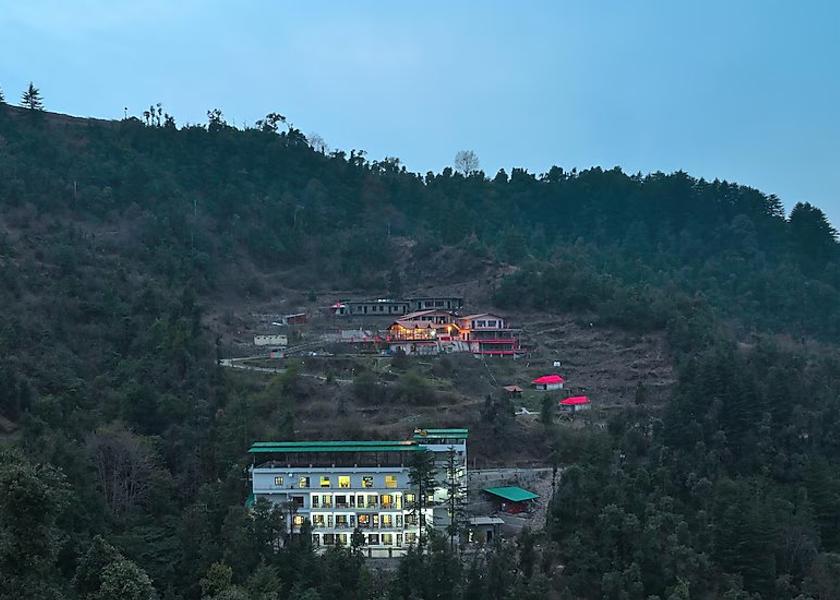 Uttarakhand Dhanaulti Aerial View