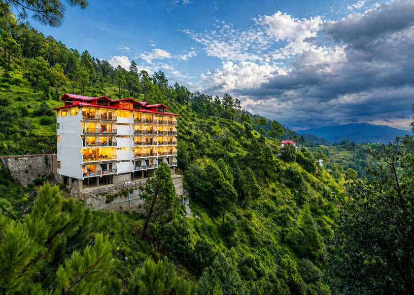 Himachal Pradesh Chail Hotel View