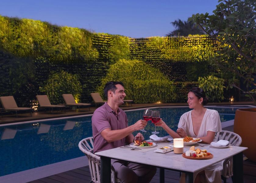 Goa Colva Couple Dining, Exterior Couple Intimate DInner