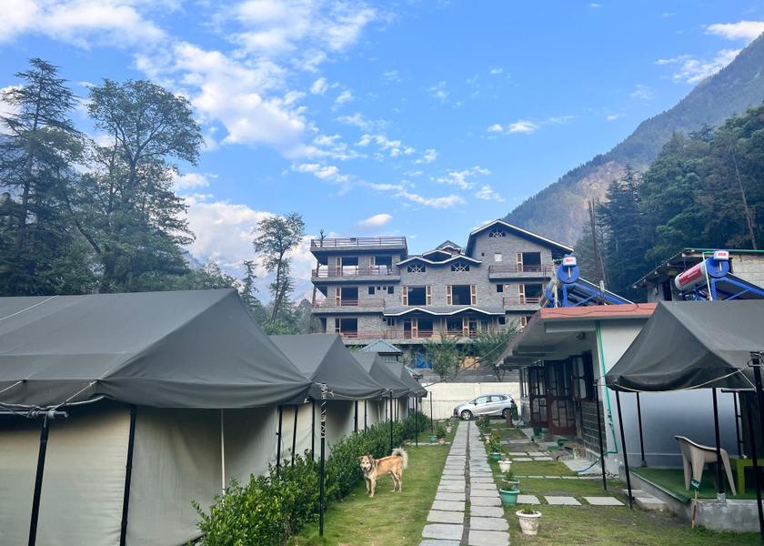 Himachal Pradesh Kasol Exterior view