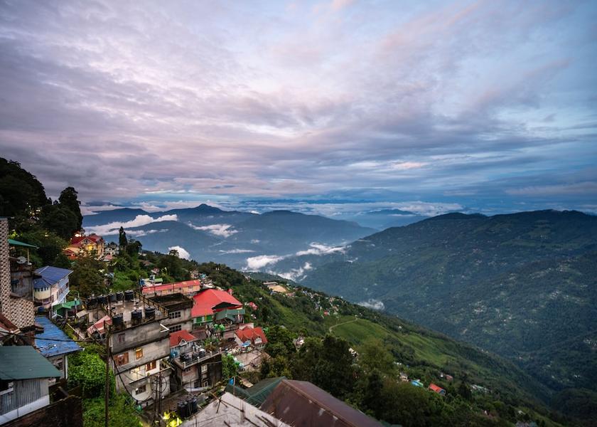 West Bengal Darjeeling View from property