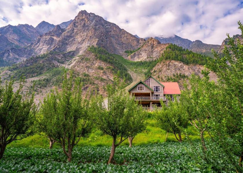 Himachal Pradesh Keylong Hotel View