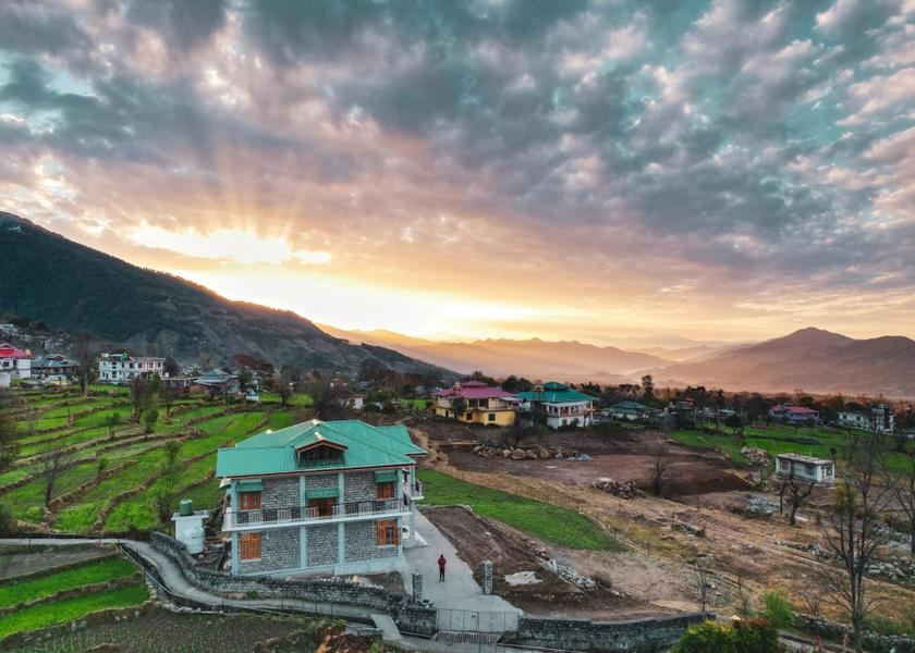 Himachal Pradesh Bir Hotel View