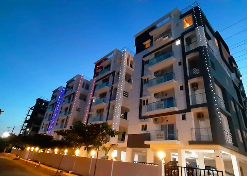 Andhra Pradesh Tada Front of property - evening/night