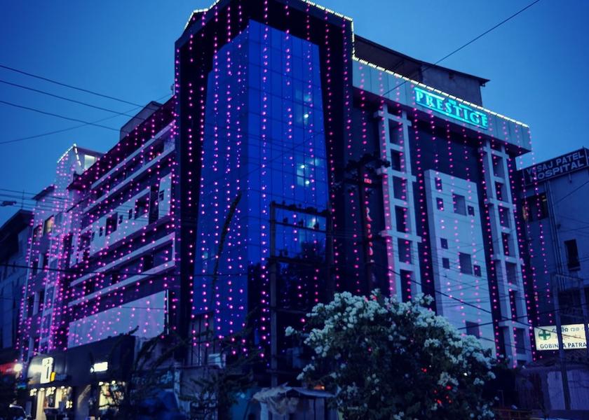 Odisha Rourkela Front of property - evening/night
