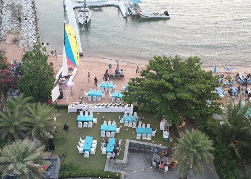 Chonburi Province Sattahip Outdoor banquet area