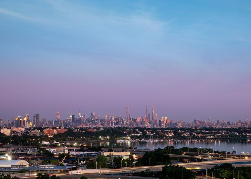 New York Flushing City view from property