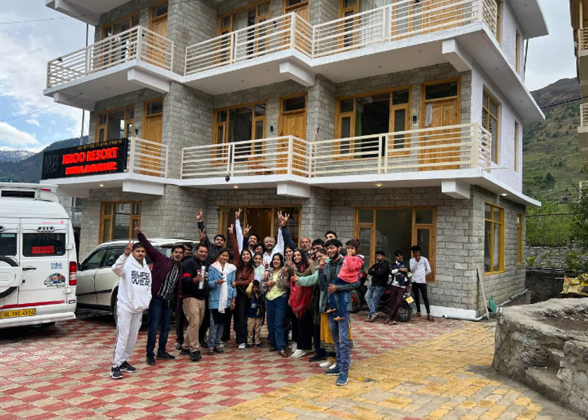 Himachal Pradesh Manali Hotel Exterior
