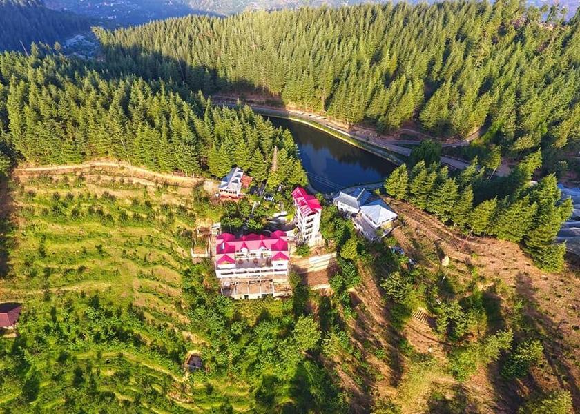Himachal Pradesh Narkanda Aerial View