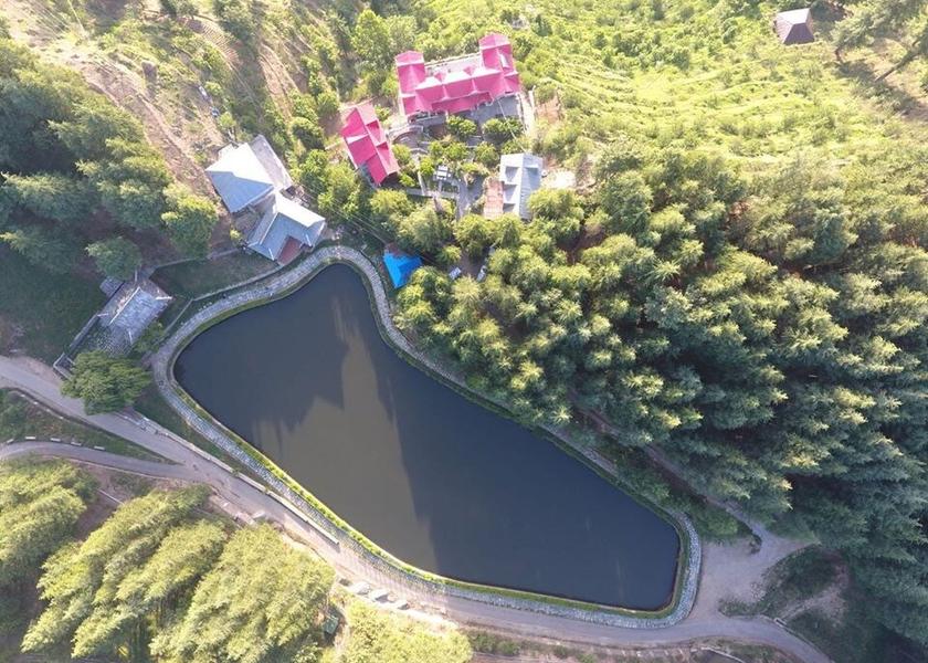 Himachal Pradesh Narkanda Aerial View