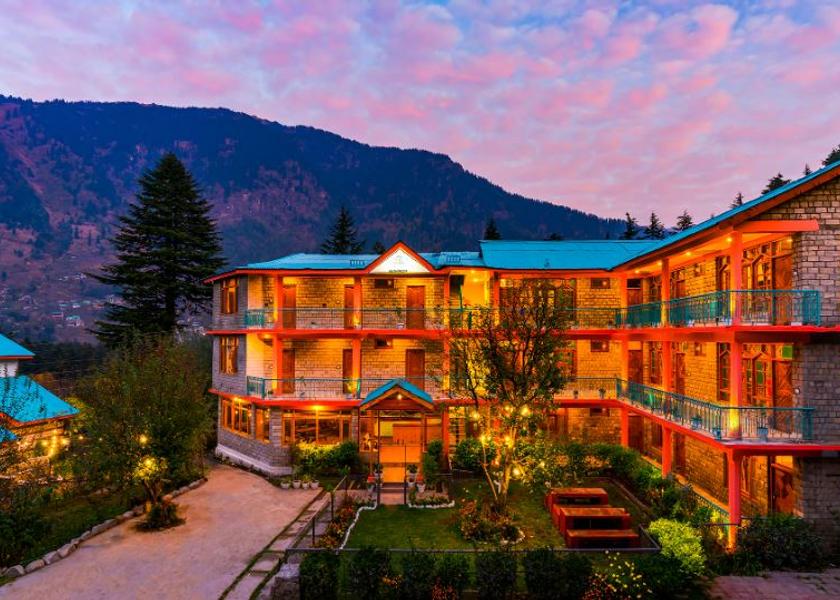 Himachal Pradesh Manali Aerial View