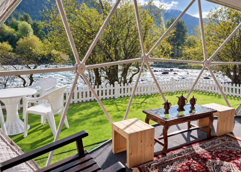 Jammu and Kashmir Sonamarg Hotel View