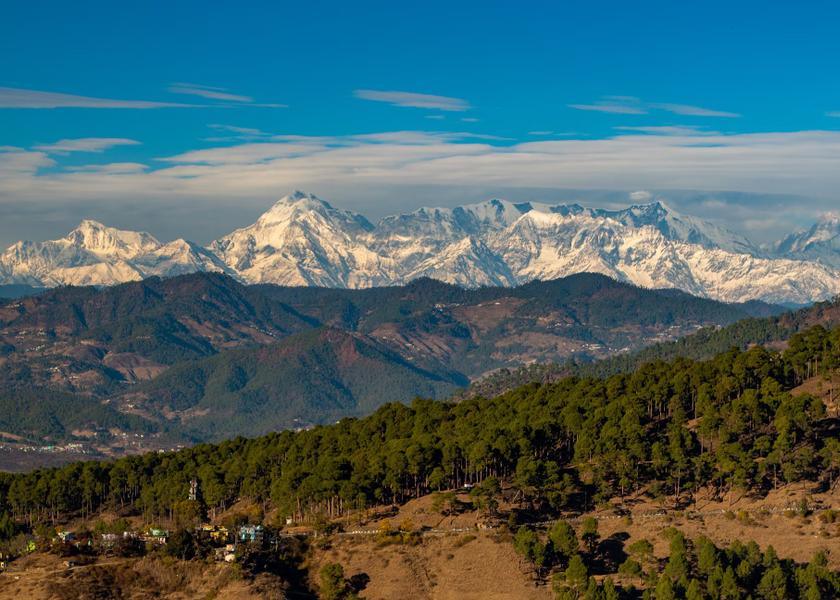 Uttarakhand Almora Hotel View