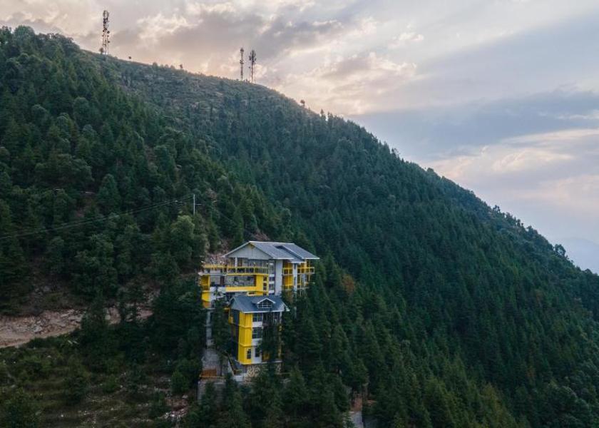 Himachal Pradesh Khajjiar Aerial View