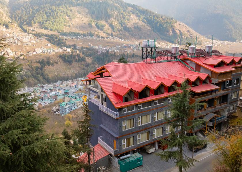 Himachal Pradesh Manali Aerial View
