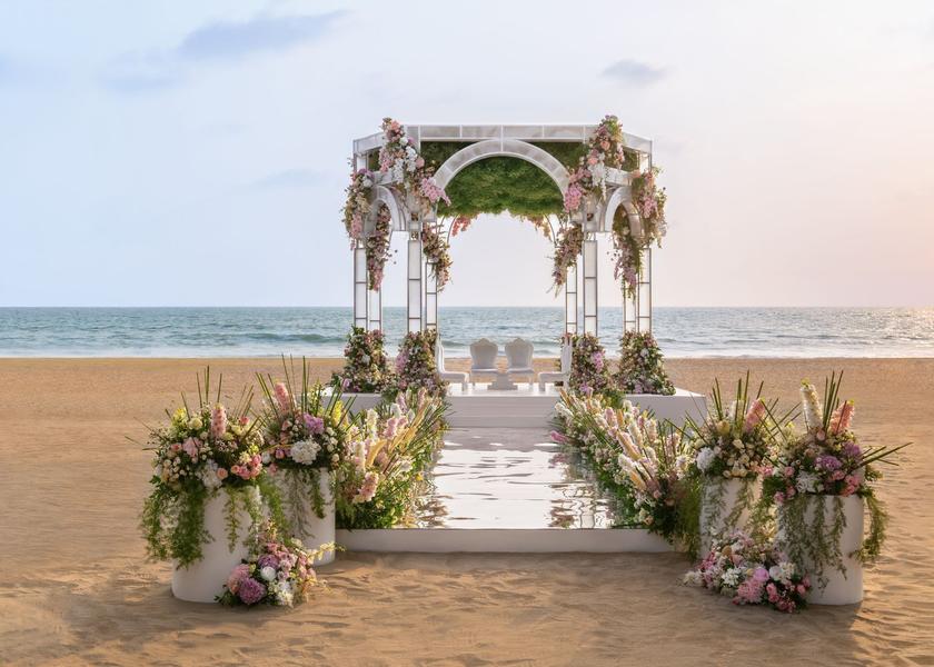 Goa Mobor Beach Beachfront Wedding