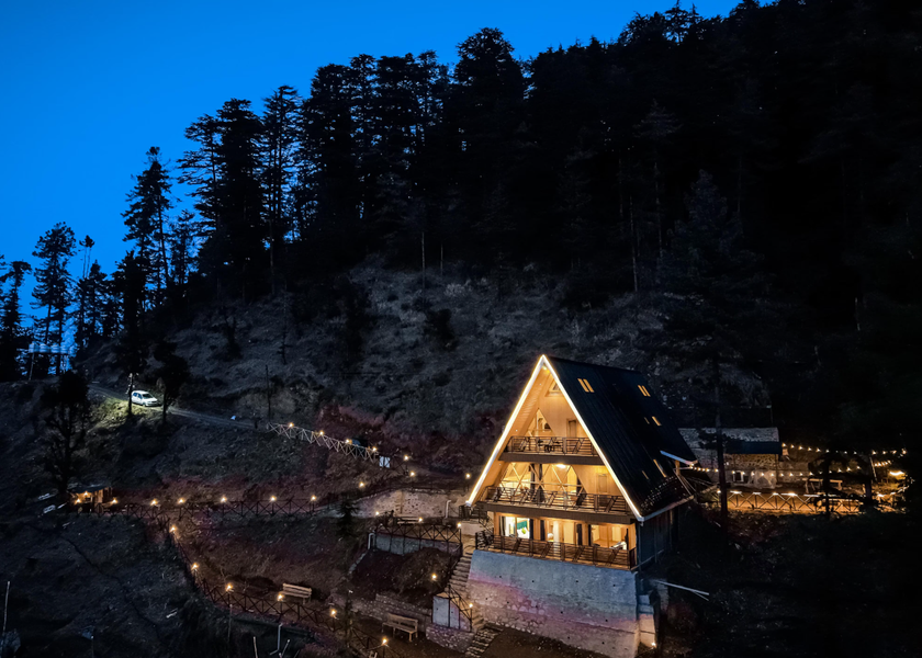 Himachal Pradesh Kufri Hotel View
