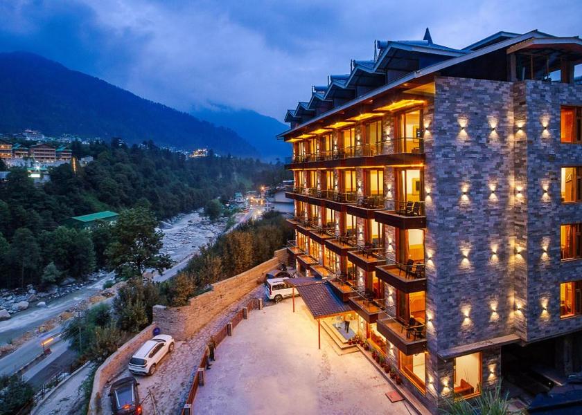 Himachal Pradesh Manali Aerial View
