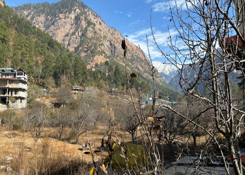 Himachal Pradesh Kasol Hotel View