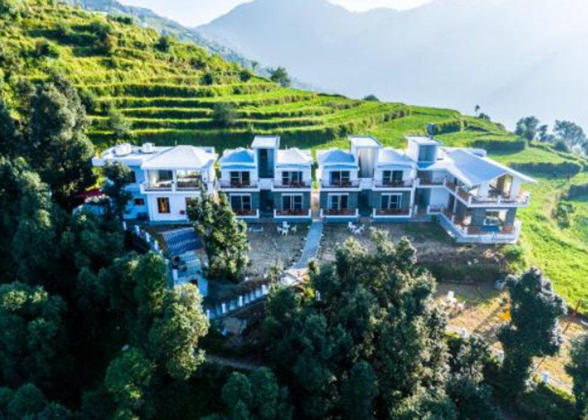 Uttarakhand Dhanaulti Hotel View