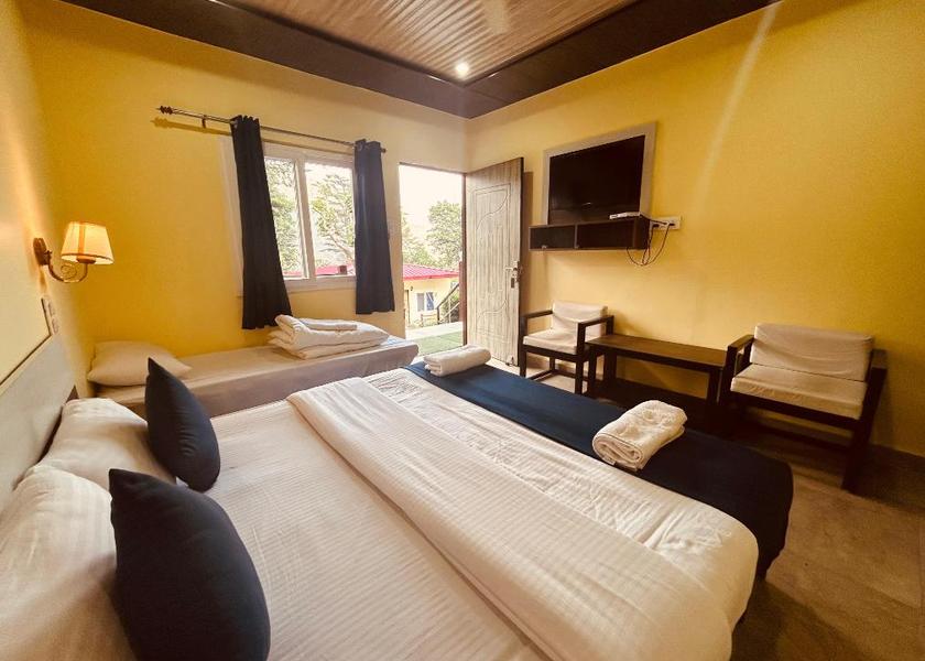 Uttarakhand Guptkashi . Cottage Room 