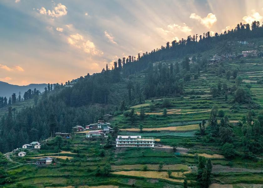 Himachal Pradesh Jibhi Hotel View