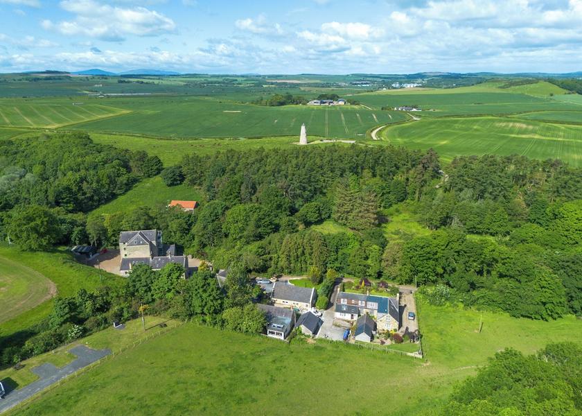 England Belford Aerial View