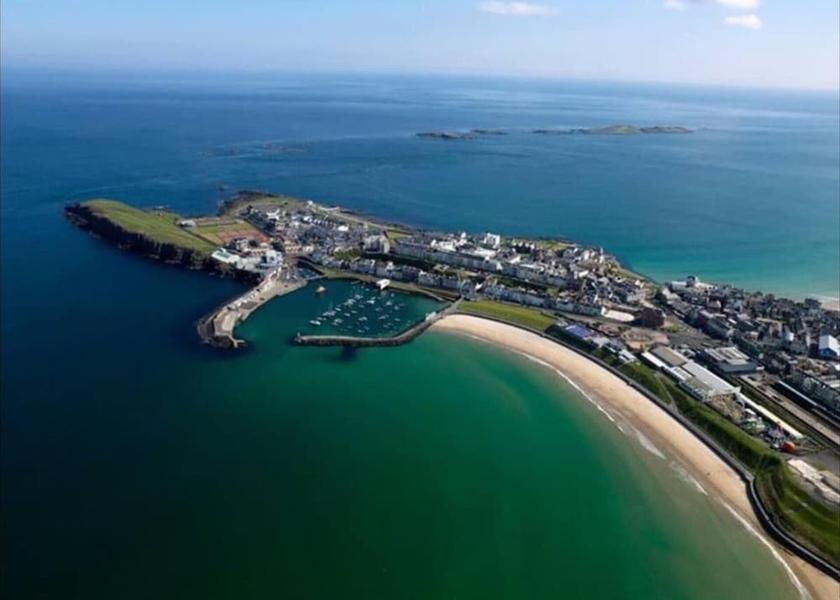 Northern Ireland Portrush Aerial View