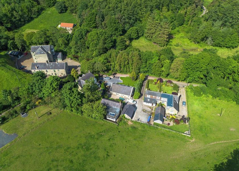 England Belford Aerial View