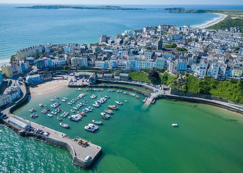 Wales Tenby Marina