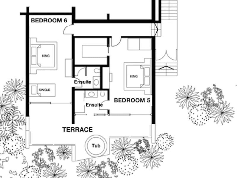 Phuket Kamala Room layout blue print