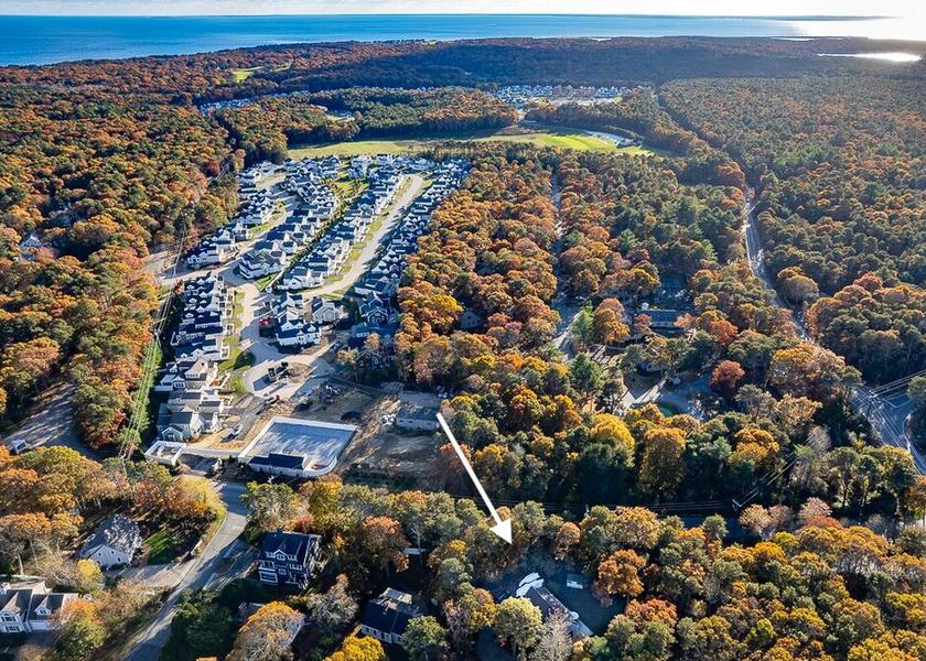 Massachusetts Mashpee Aerial View