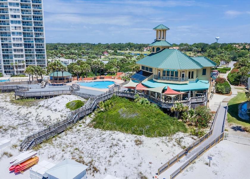 Florida Miramar Beach Aerial View